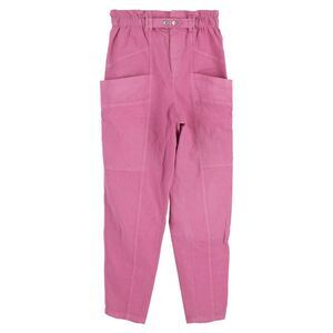 Isabel Marant Enucie High-Waisted Trousers in Pink Cotton
